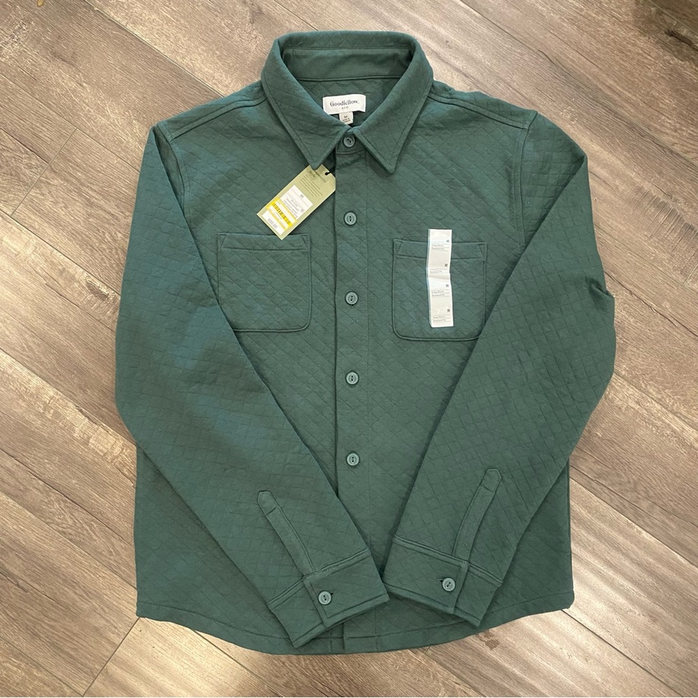 Goodfellow & Co Green Shirt Jacket